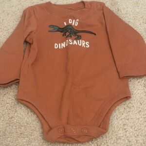 Garanimals Rust Dinosaur Bodysuit